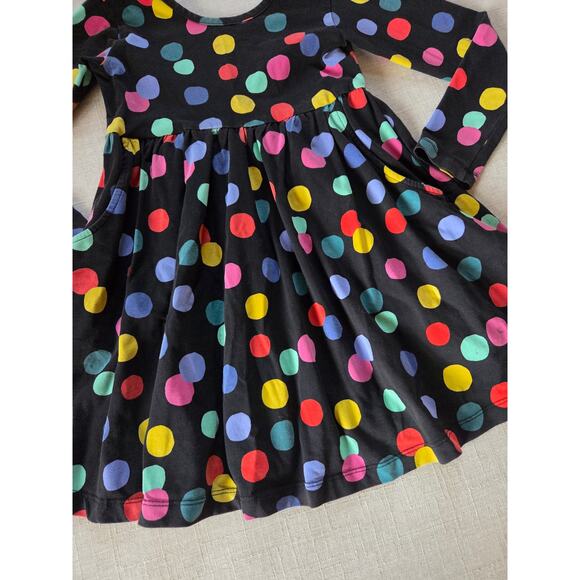 Hanna Andersson Black Confetti Skater Dress - Picture 4 of 8